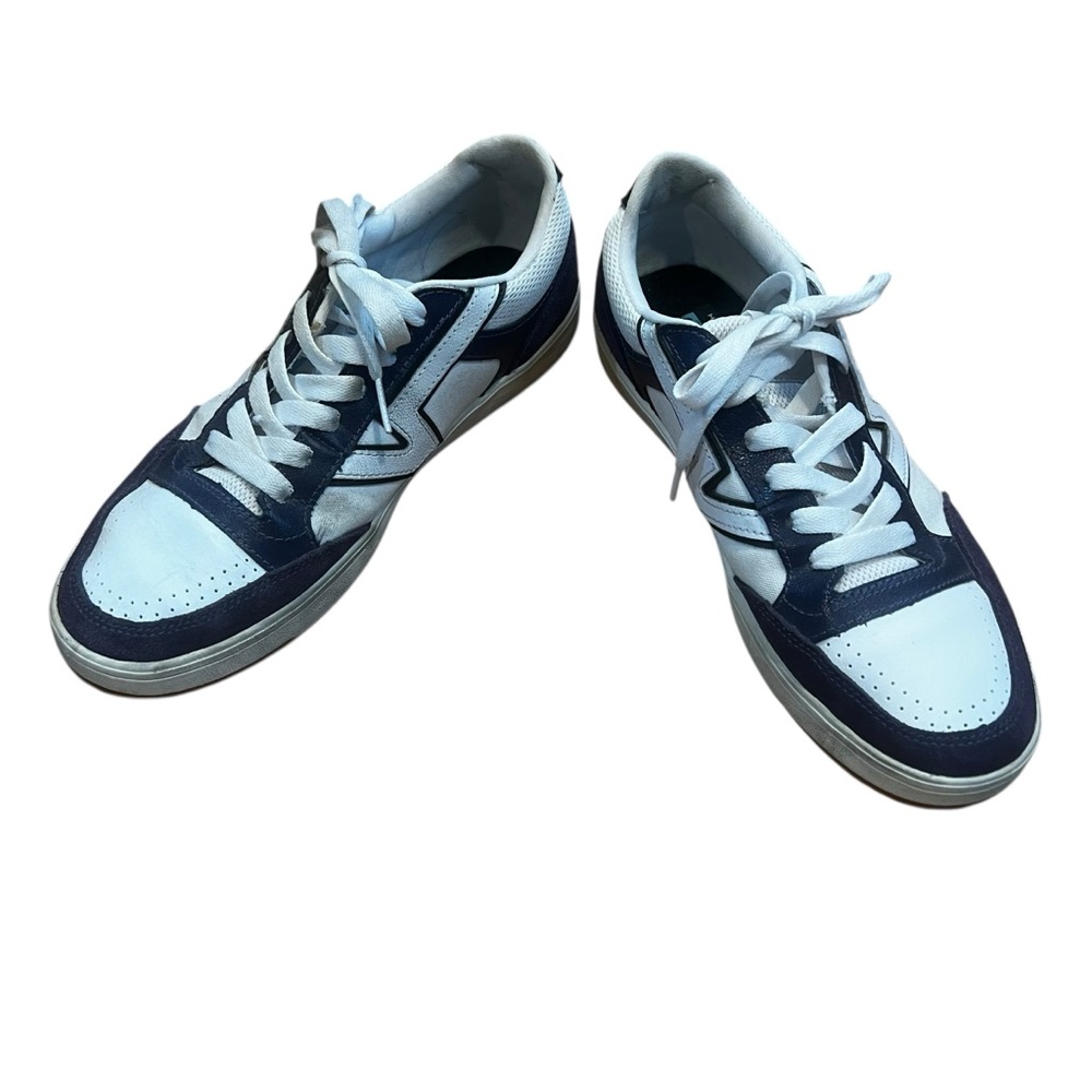 Vans Men's Navy and White Suede Sneakers 9.5 EUC - Picture 8 of 11